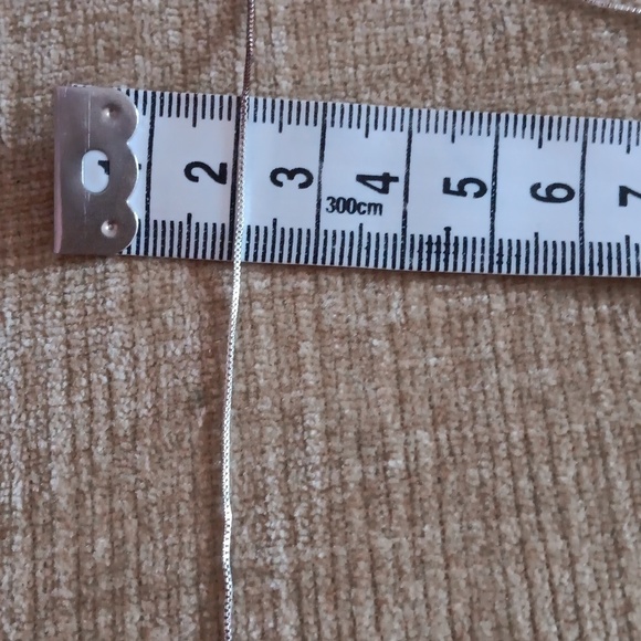 925 Tiny Box Chain Delicate Silver Necklace - Picture 8 of 10